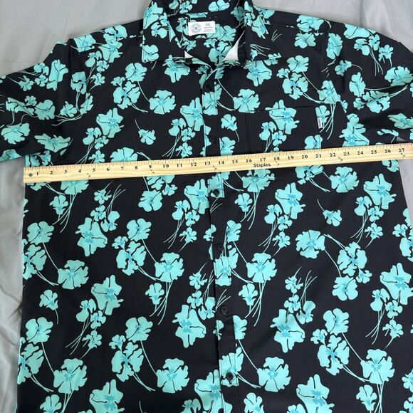 Hurley Men’s Size XXL Hawaiian Button Up Tropical Pattern Short Sleeve Shirt - Picture 6 of 10